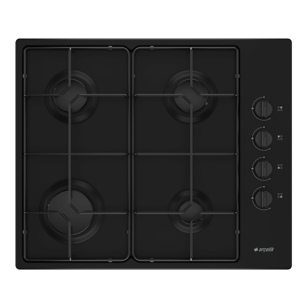 OMD D 611 ES Gazlı Metal Tablalı Ocak