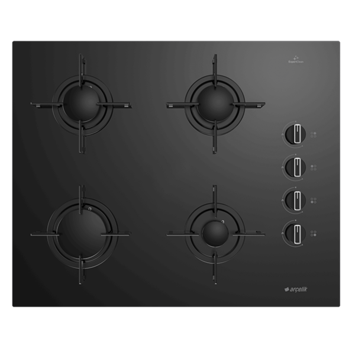 OCD T 651 ES Fibona Serisi Gazlı Cam Tablalı Ocak